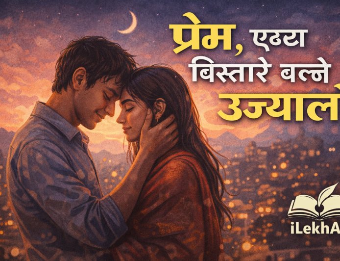 प्रेम, एउटा बिस्तारै बल्ने उज्यालो | प्रेम र रोमान्समा आधारित नेपाली गद्य साहित्य
