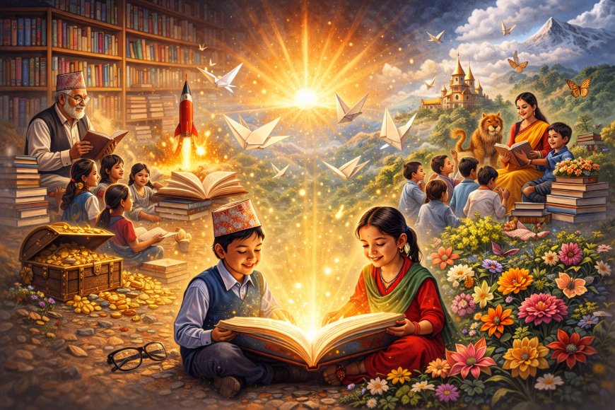 फूल झैँ मुस्कुराउँछन् पानाहरू यहाँ,  | बाल गजल | नन्दलाल आचार्य​ | Lekhak