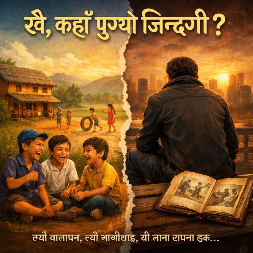 खै, कहाँ पुग्यो जिन्दगी? – बालापन, साथीभाइ र साना सपना